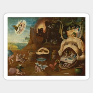 The Vision of Tundale - Follower of Hieronymus Bosch Sticker